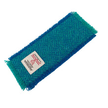 Load image into Gallery viewer, Teal & Turquoise Herringbone Harris Tweed Bookmark