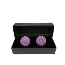 Load image into Gallery viewer, Violet Harris Tweed Cufflinks