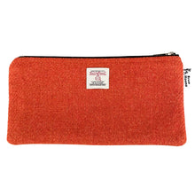 Load image into Gallery viewer, Burnt Orange Harris Tweed Pencil Case
