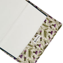 Load image into Gallery viewer, Dark Violet Harris Tweed Notebook Cover