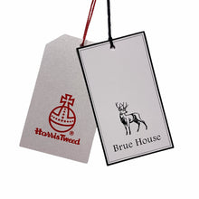 Load image into Gallery viewer, Burnt Orange & Brown Herringbone Harris Tweed Throw