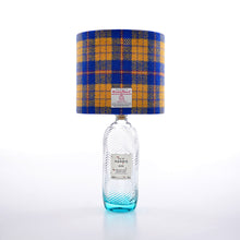 Load image into Gallery viewer, Royal Blue & Yellow Tartan Harris Tweed Lampshade - 20% Discount Applied At Checkout