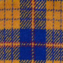 Load image into Gallery viewer, Royal Blue & Yellow Tartan Harris Tweed Lampshade - 20% Discount Applied At Checkout