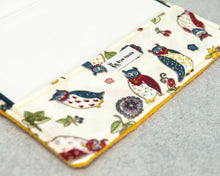 Load image into Gallery viewer, Yellow Harris Tweed Padded A5 Notebook Cover