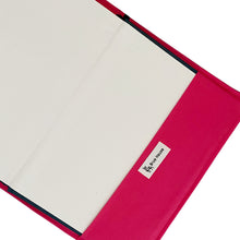 Load image into Gallery viewer, Pink & Dark Violet Tartan Harris Tweed Notebook