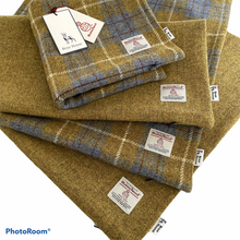 Load image into Gallery viewer, Lime Green & Yellow Mix Harris Tweed Cushion Cover
