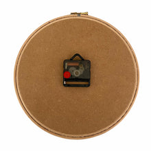 Load image into Gallery viewer, Beige & Grey Houndstooth Harris Tweed Wall Clock