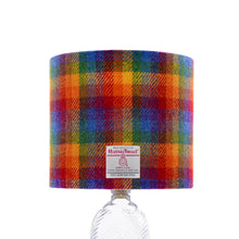 Load image into Gallery viewer, DIY Lampshade Kit - Rainbow Check Harris Tweed