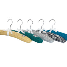 Load image into Gallery viewer, Harbour Grey Harris Tweed Padded Hanger