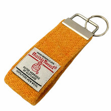 Load image into Gallery viewer, Yellow Harris Tweed Keyring