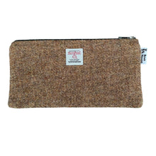 Load image into Gallery viewer, Caramel Brown Harris Tweed Pencil Case
