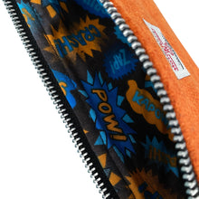 Load image into Gallery viewer, Orange Harris Tweed Pencil Case
