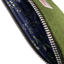 Load image into Gallery viewer, Olive Green Harris Tweed Pencil Case
