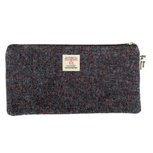 Load image into Gallery viewer, Purple Blue Mix Harris Tweed Pencil Case

