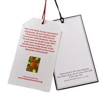 Load image into Gallery viewer, Red, Orange &amp; Olive Green Tartan Harris Tweed Luxury Fringed Scarf
