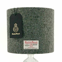 Load image into Gallery viewer, Stone Grey Harris Tweed Lampshade - 25cm Diameter - SALE
