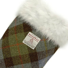 Load image into Gallery viewer, Hunting MacLeod Tartan Harris Tweed Christmas Stocking
