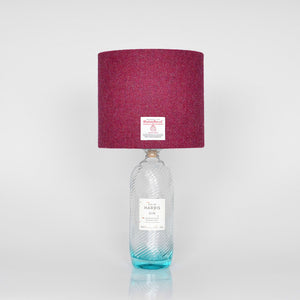 Raspberry Harris Tweed Lampshade - 20% Discount Applied At Checkout
