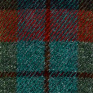 Orange, Green & Jade Tartan Harris Tweed Lampshade - 20% Discount Applied At Checkout