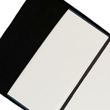 Load image into Gallery viewer, Black &amp; White Houndstooth Harris Tweed Notebook
