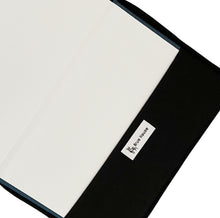 Load image into Gallery viewer, Black &amp; White Houndstooth Harris Tweed Notebook
