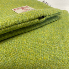 Load image into Gallery viewer, Lime Green &amp; Yellow Mix Harris Tweed Cushion Cover
