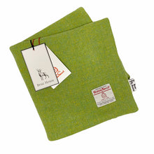 Load image into Gallery viewer, Lime Green &amp; Yellow Mix Harris Tweed Cushion Cover
