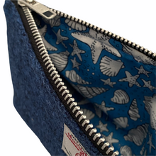 Load image into Gallery viewer, Persian Blue Harris Tweed 3D Pencil Case
