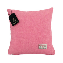 Load image into Gallery viewer, Baby Pink Harris Tweed Cushion Cover
