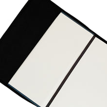 Load image into Gallery viewer, Cerise &amp; Black Tartan Harris Tweed Padded A5 Notebook
