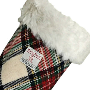 Dress Stewart Tartan Harris Tweed Christmas Stocking