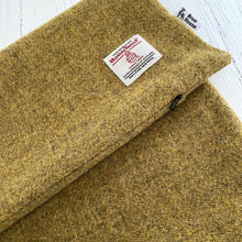 Load image into Gallery viewer, Mustard Yellow Harris Tweed Cushion Cover
